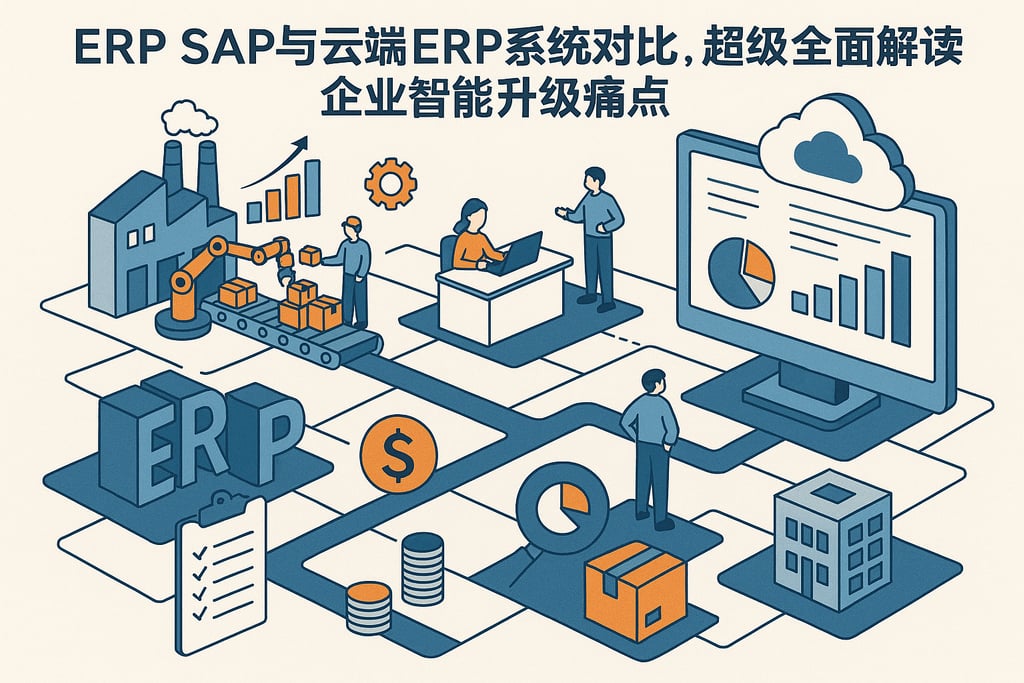 ERP SAP与云端ERP系统对比，超级全面解读企业智能升级痛点